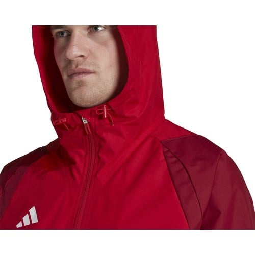 adidas TIRO23 C Aw Jk Erkek Futbol Yağmurluk HE5653 Kırmızı