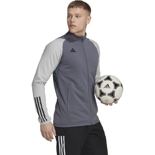 Adidas TIRO23 C Tr Jkt Erkek Futbol Antrenman Ceketi HP1908 Gri