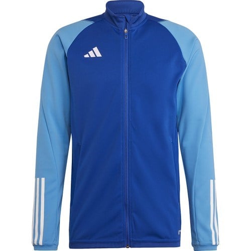 Adidas TIRO23 C Tr Jkt Erkek Futbol Antrenman Ceketi Mavi Şişme Mont Spor Kullanımı İçin L Beden HU1305