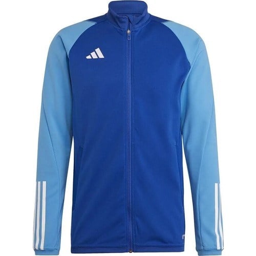 Adidas TIRO23 C Tr Jkt Erkek Futbol Antrenman Ceketi Mavi Şişme Mont Spor Kullanımı İçin L Beden HU1305