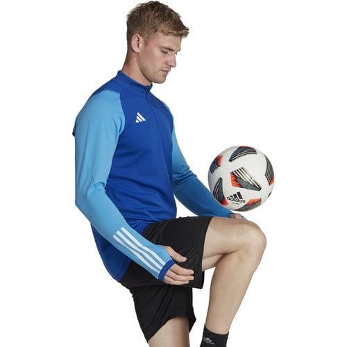 adidas TIRO23 C Tr Top Erkek Futbol Uzun Kollu Antrenman Üstü HU1309 Mavi