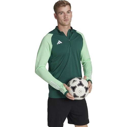 adidas TIRO23 C Tr Top Erkek Futbol Uzun Kollu Antrenman Üstü HU1308 Yeşil