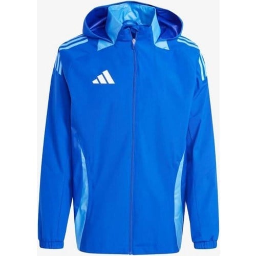 adidas TIRO24 C Awjkt Erkek Futbol Antrenman Ceketi 2XL Uzun Kol Midi Kesim Mavi IR7561