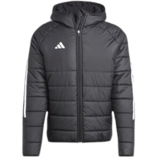 Adidas TIRO24 Winter Jacket Erkek Şişme Mont 000-Siyah Kapüşonlu Normal Kalıp Özellikli