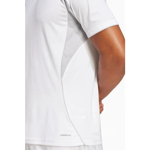 Adidas TIRO25 C M Jsym Beyaz Erkek Tişört JF6082 %100 Polyester Nefes Alabilir Kumaş ile Spor ve Günlük Kullanım