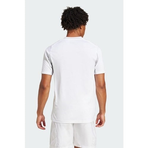 Adidas TIRO25 C M Jsym Beyaz Erkek Tişört JF6082 %100 Polyester Nefes Alabilir Kumaş ile Spor ve Günlük Kullanım