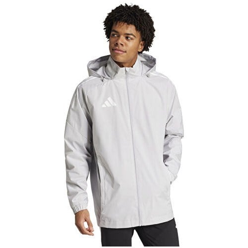 Adidas TIRO25C Aw Jkt Erkek Futbol Antrenman Yağmurluk Renkli 2XL Su Geçirmez Özellikte