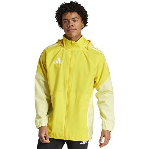 Adidas TIRO25C Aw Jkt Erkek Futbol Antrenman Yağmurluk JI8958 Sarı
