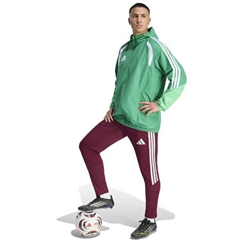 Adidas TIRO26C Aw Jkt Erkek Futbol Antrenman Yağmurluk KB0136 Yeşil