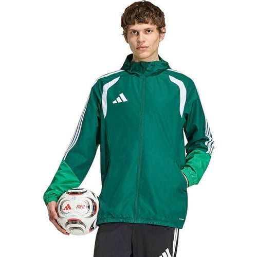 Adidas TIRO26C Aw Jkt Erkek Futbol Antrenman Yağmurluk KB0137 Yeşil