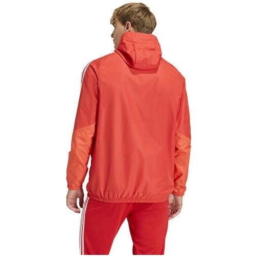 Adidas TIRO26C Aw Jkt Erkek Futbol Antrenman Yağmurluk KB0142 Kırmızı