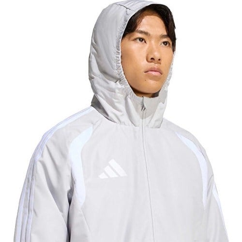 Adidas TIRO26C Aw Jkt Erkek Futbol Antrenman Yağmurluk KB0138 Gri
