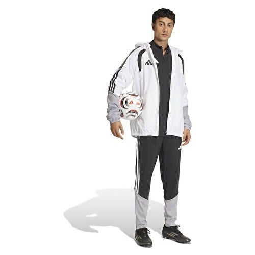 Adidas TIRO26C Aw Jkt Erkek Futbol Antrenman Yağmurluk KB0140 Beyaz