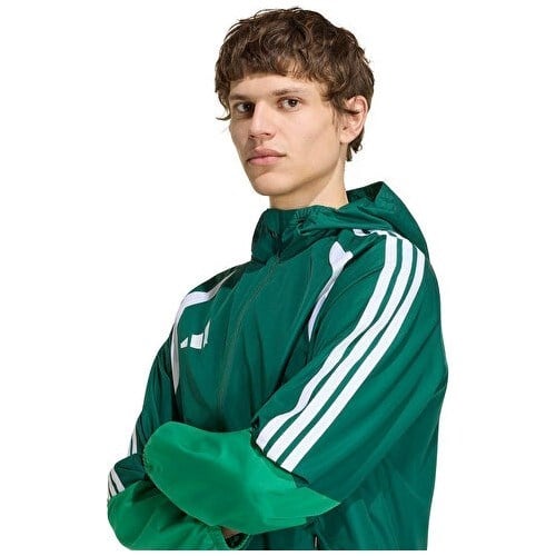 Adidas TIRO26C Aw Jkt Erkek Futbol Antrenman Yağmurluk KB0137 Yeşil