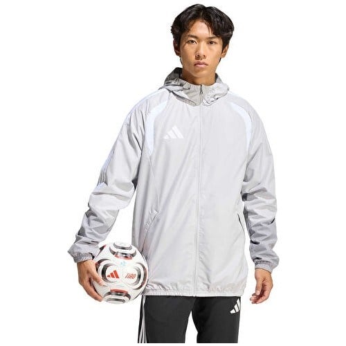 Adidas TIRO26C Aw Jkt Erkek Futbol Antrenman Yağmurluk KB0138 Gri
