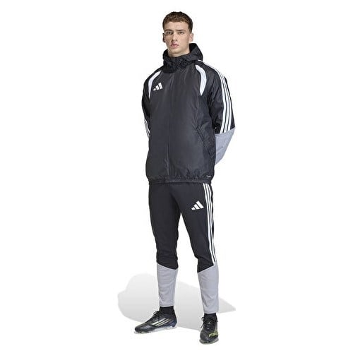 Adidas TIRO26C Aw Jkt Erkek Futbol Antrenman Yağmurluk JX4247 Siyah