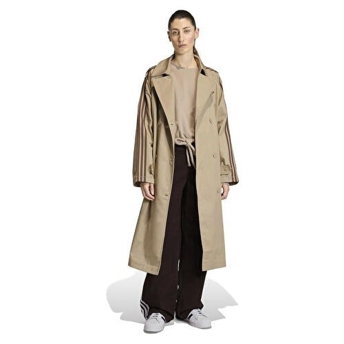 Adidas Trench Ct Tw Kadın Günlük Trençkot KD3734 Kahverengi