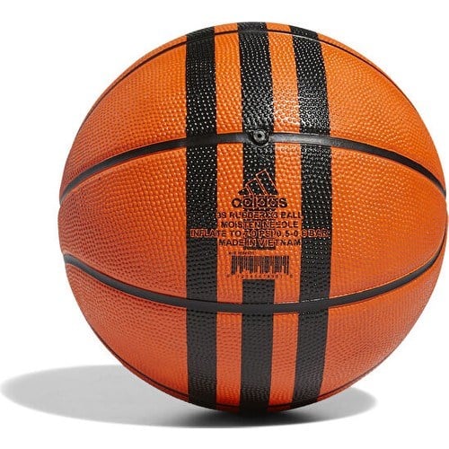 adidas Unisex 3S Rubber X3 Basketbol Topu Turuncu Yumuşak ve Dayanıklı Kauçuk Malzemeden