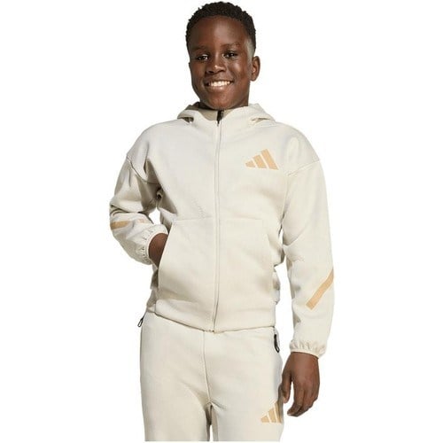 adidas Unisex Çocuk  Bej  Ceket J Z.N.E.FZ JW4005