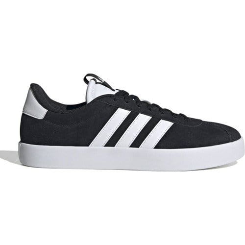 adidas Vl Court 3.0 Kadın Spor Ayakkabı Siyah Deri ve Kauçuk Taban ile Rahat Kullanım