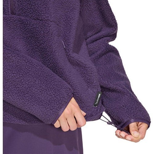 Adidas W Ct Fleece Hz Kadın Günlük Polar Sweatshirt JV7137 Mor