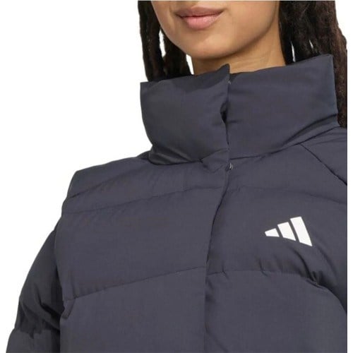 Adidas W Helıonıc Rlx Kadın Mont S Kesim Kalıbı Siyah Renk ile Şık Tasarım