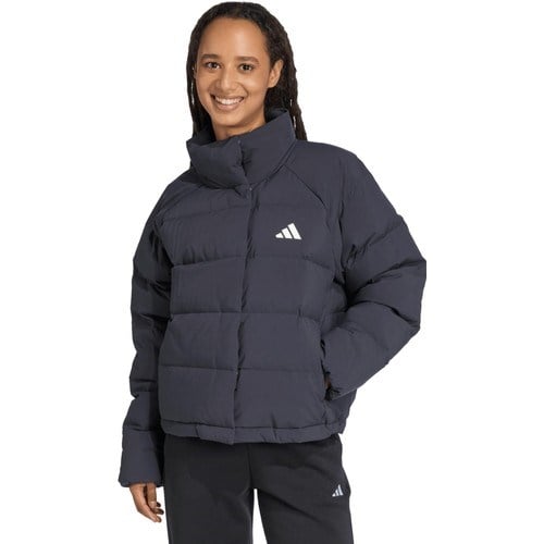 Adidas W Helıonıc Rlx Kadın Mont S Kesim Kalıbı Siyah Renk ile Şık Tasarım