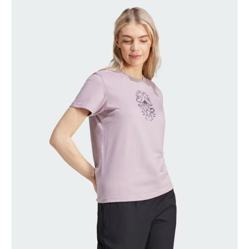 adidas  W Metallic Tee Kadın T-shirt IN6449