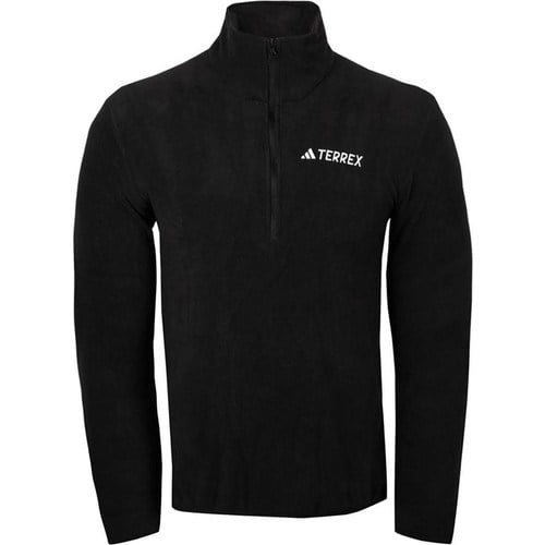 Adidas W mt Ess Hz Fl Kadın Outdoor Polar Sweatshirts JX5067 Siyah