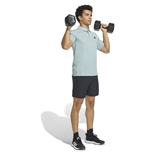 Adidas We Bas Polo Erkek Antrenman Polo Tişörtü KD5438 Yeşil