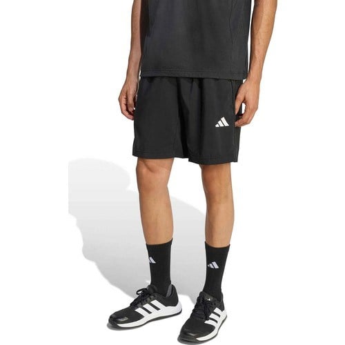 adidas Workout Essentials Base Dokuma Erkek Siyah Antrenman Şortu.-