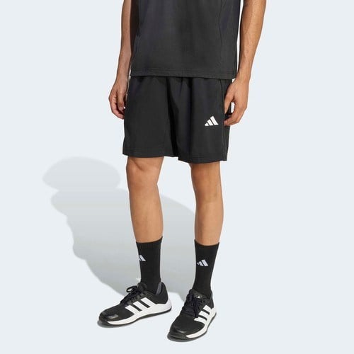 adidas Workout Essentials Base Dokuma Erkek Siyah Antrenman Şortu.-