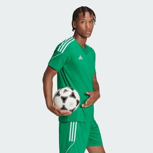 Adidas Yeşil Erkek Tiro 23 League V Yaka Forma T-Shirt IC7477