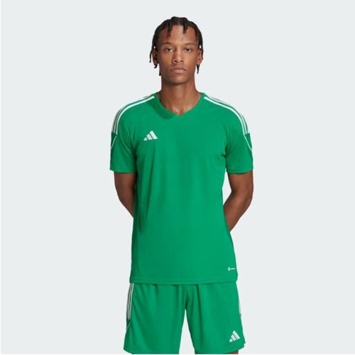 Adidas Yeşil Erkek Tiro 23 League V Yaka Forma T-Shirt IC7477