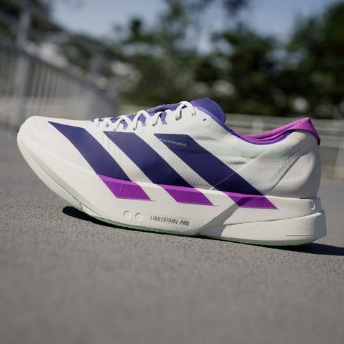 Adizero Adios Pro 4 Erkek Beyaz Koşu Ayakkabısı JR1656