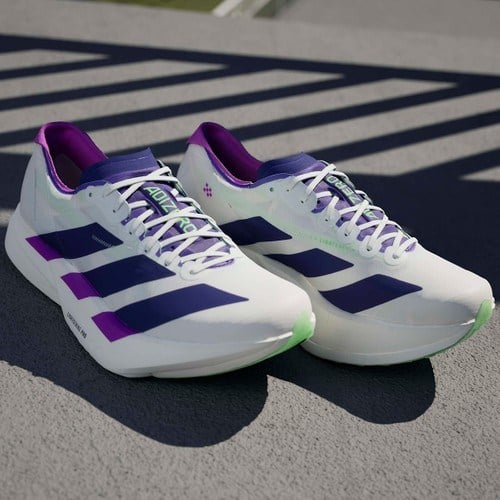 Adizero Adios Pro 4 Erkek Beyaz Koşu Ayakkabısı JR1656
