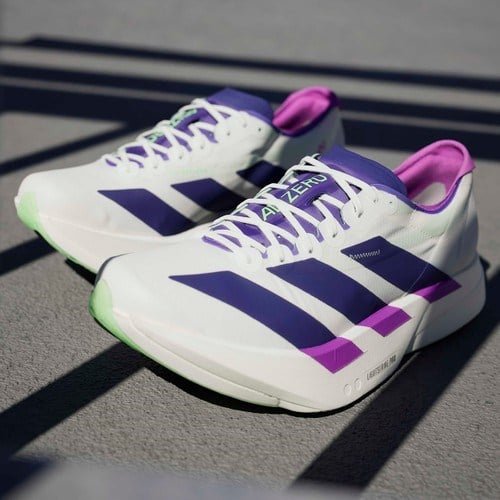 Adizero Adios Pro 4 Erkek Beyaz Koşu Ayakkabısı JR1656