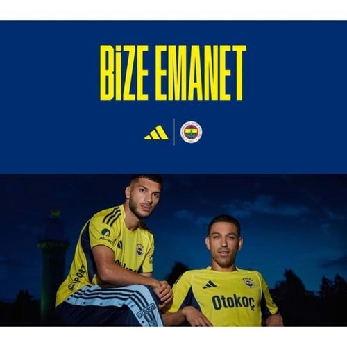 Fenerbahçe 2025/26 Sezon Sarı Jr Forma Çocuklar İçin Modern Tasarım ve Konforlu Kullanım