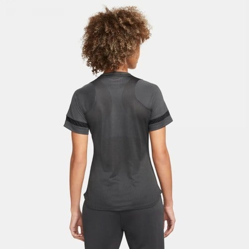 Nike Academy 21 Dri Fit Kadın Siyah Yuvarlak Yaka Tişört