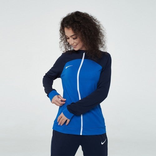 Nike Academy Pro Dri Fit Kadın Lacivert Dik Yaka Ceket