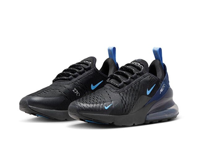 NIKE AIR MAX 270 GS Genç Günlük Ayakkabı HQ3811-001 Siyah