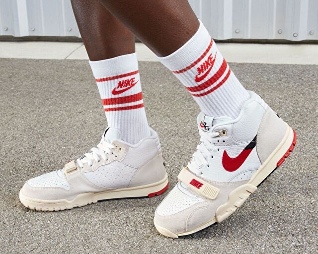NIKE AIR TRAINER 1 Erkek Basketbol Ayakkabısı DZ2547-100 Beyaz