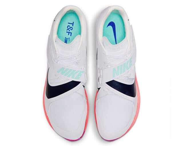 NIKE AIR ZOOM LJ ELITE Erkek Atletizm Çivili Koşu Ayakkabısı FZ9326-101 Beyaz