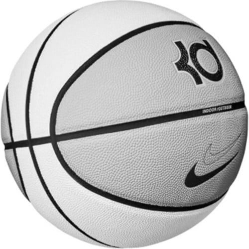 Nike All Court 8p K Durant 7 Numara Beyaz / Gri Renkli Kauçuk Malzeme ile Dayanıklı Basket Topu