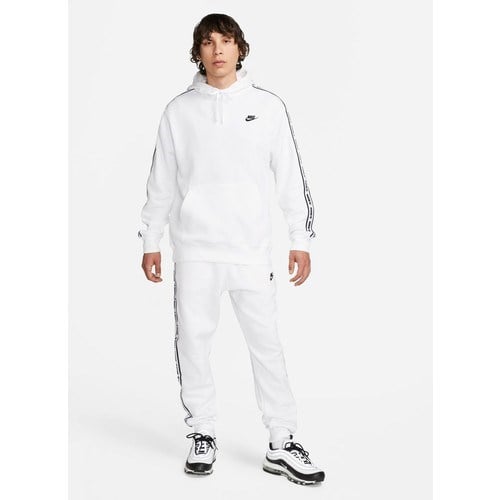 Nike Beyaz Erkek Dik Yaka Regular Fit Eşofman Takımı FB7296-100 M Nk Club Flc Gx Hd Trk