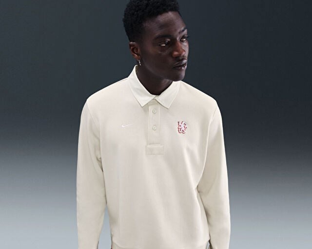 NIKE CFC M NK CLUB BB LS POLO Erkek Günlük Sweatshirts HM3668-030 Siyah
