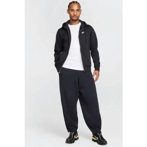Nike Club Bb Fz Hoodie – Erkek Tam Boy Fermuarlı Siyah Kapüşonlu Sweatshirt