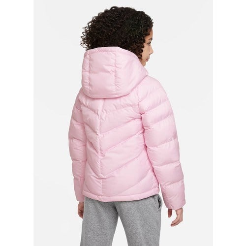 Nike Çocuk Kırmızı - Pembe Kapüşonlu Mont DX1264-663 K Nsw Synfl Hd Jkt