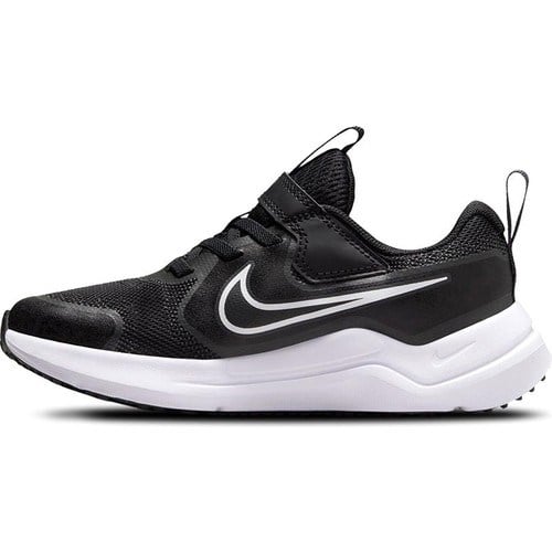Nike Cosmic Runner Çocuk Koşu Ayakkabısı Siyah - Beyaz Eva Tabanlı Erkek Çocuk İçin Cırtlı