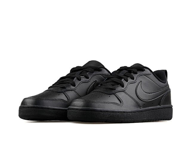 NIKE COURT BOROUGH LOW 2 (GS) Genç Günlük Ayakkabı BQ5448-001 Siyah